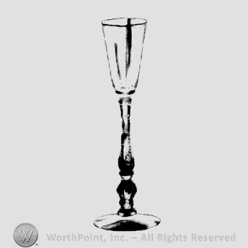 Glass pattern: Kenilworth; stem.