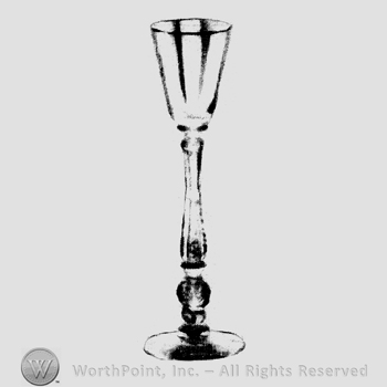 Glass pattern: Kenilworth; stem.
