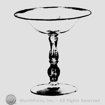 Glass pattern: Kenilworth; comport.