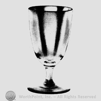 Glass pattern: No. 820; goblet.