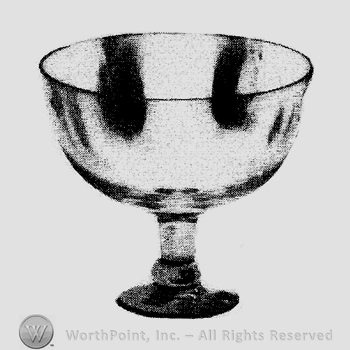 Glass pattern: No. 4139; grape fruit center.