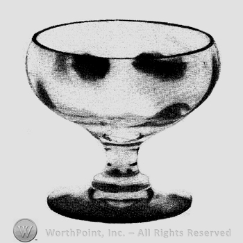 Glass pattern: National; sherbet.