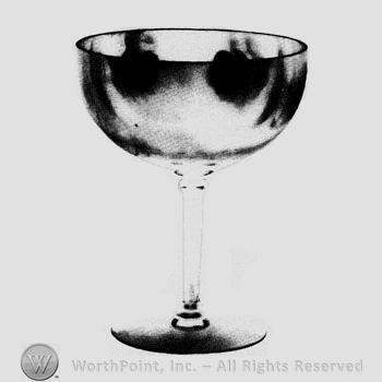 Glass pattern: Texas Pink; grape fruit.