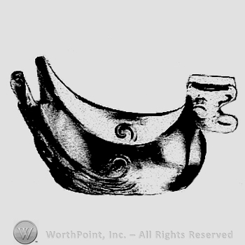 Glass pattern: Duck No. 357;ash tray.