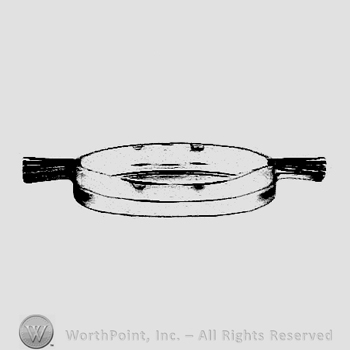 Glass pattern: Wings No. 363;ash tray.