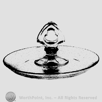 Glass pattern: Trefoil No. 1180;ash tray.