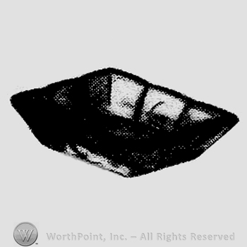 Glass pattern: Old Sandwich; ash tray.