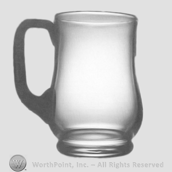 Glass pattern: Overdorf; beer mug.