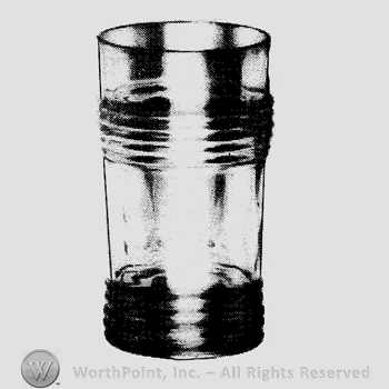Glass pattern: Circle Pair; soda.