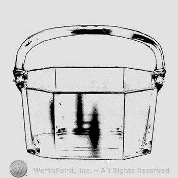 Glass pattern: Octagon; basket.