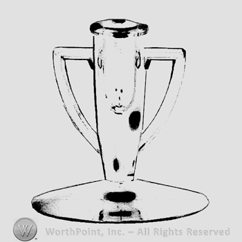 Glass pattern: Trophy; candlestick.