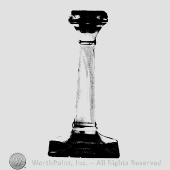 Glass pattern: Aristocrat; candlestick.