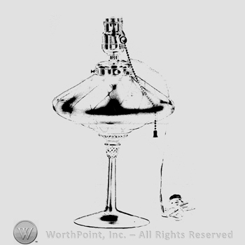Glass pattern: Charter Oak; water lamp.