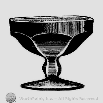 Glass pattern: Peerless; sherbet.
