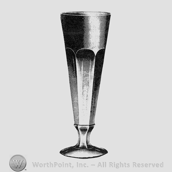 Glass pattern: Priscilla; goblet.