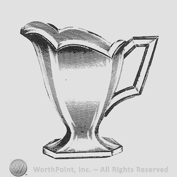 Glass pattern: Wide Flat Panel; cream.