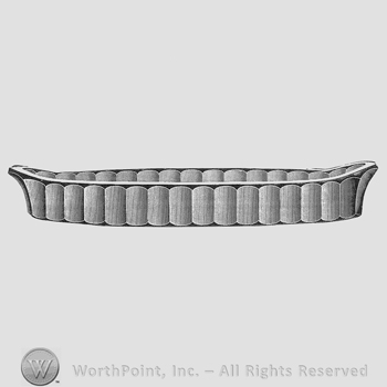 Glass pattern: Narrow  Flute; celery tray.