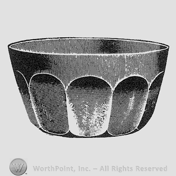 Glass pattern: Puritan; finger bowl.