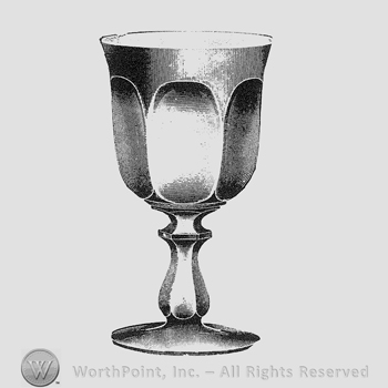 Glass pattern: Old Williamsburg; goblet.