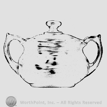 Glass pattern: Harding; sugar.