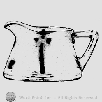 Glass pattern: Eileen; cream.