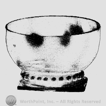 Glass pattern: No. 3397; finger bowl.