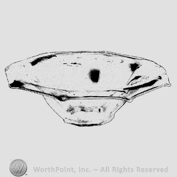 Glass pattern: Paneled Octagon No. 1202; bowl.
