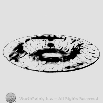 Glass pattern: Raindrop No. 1205; bowl.