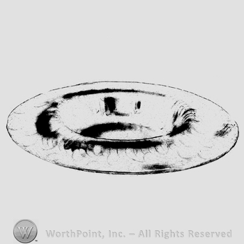 Glass pattern: Swirl and Raindrop No. 1206; bowl.