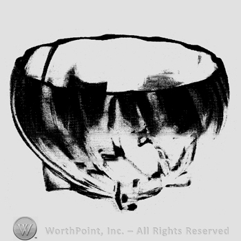 Glass pattern: Twist No. 1252; bowl.