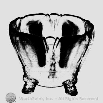 Glass pattern: Empress No. 1401; bowl.