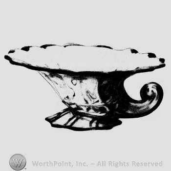 Glass pattern: Warwick No. 1428; bowl.