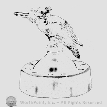 Glass pattern: Kingfisher No. 14; block.
