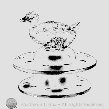 Glass pattern: Duck No. 15; block.