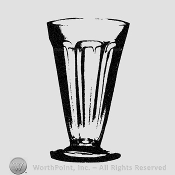 Glass pattern: No. 353; footed soda.