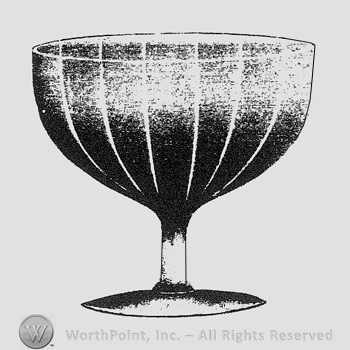 Glass pattern: No. 3801; low comport.