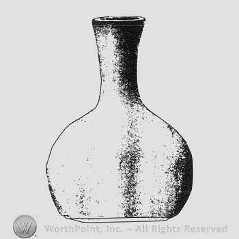 Glass pattern: No. 4059; water bottle.