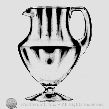 Glass pattern: Wabash No. 3350; jug.