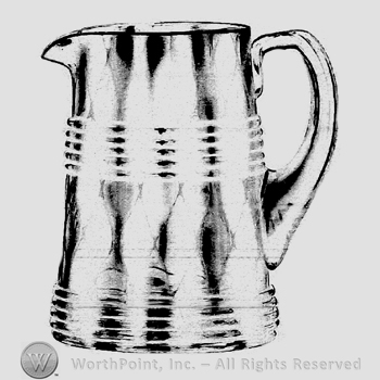 Glass pattern: Circle Pair No. 2516; jug.