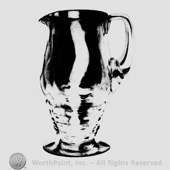 Glass pattern: Koors No. 3480; jug.
