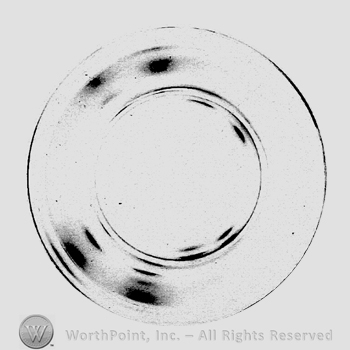 Glass pattern: Wide Rim Plain; plate.