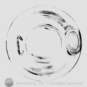 Glass pattern: Unique; plate.