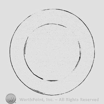 Glass pattern: Narrow Rim Plain; plate.