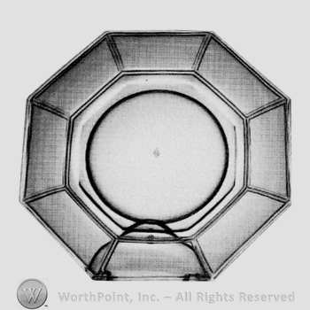 Glass pattern: Kathie; plate.