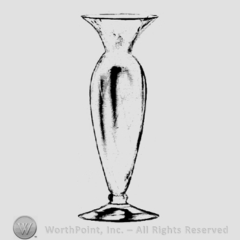 Glass pattern: Valli; vase.