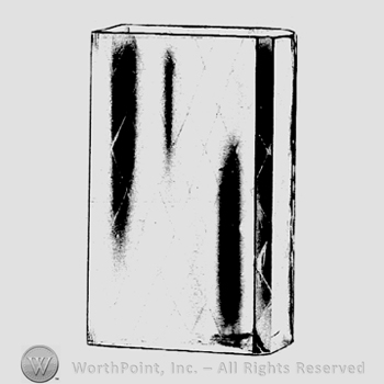 Glass pattern: Moderne; vase.