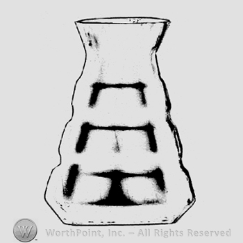 Glass pattern: Frances; vase.