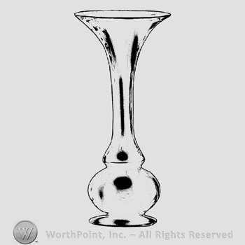 Glass pattern: Mariland; vase.