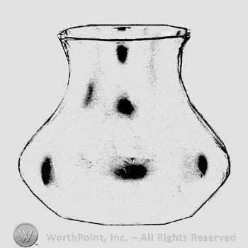 Glass pattern: Genie; vase.