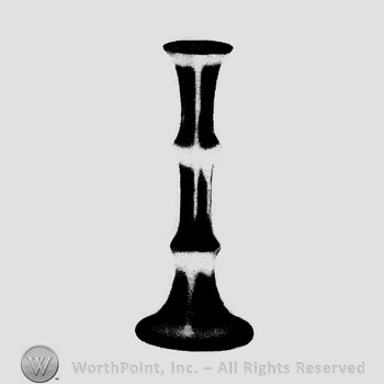Glass pattern: Bamboo; vase.